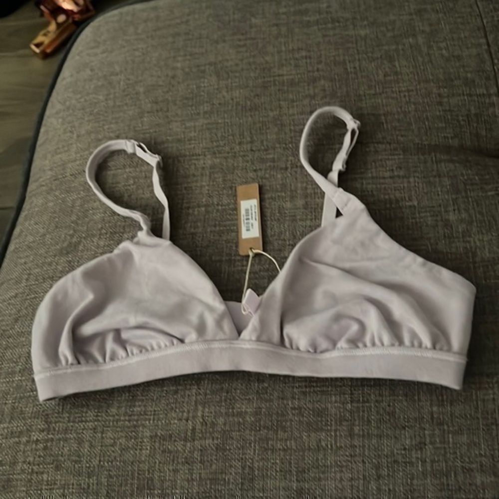 Cotton Jersey Triangle Bralette